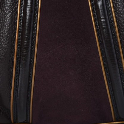 Burberry Grainy Calfskin Suede Tote Brown Burgundy 13 of 15