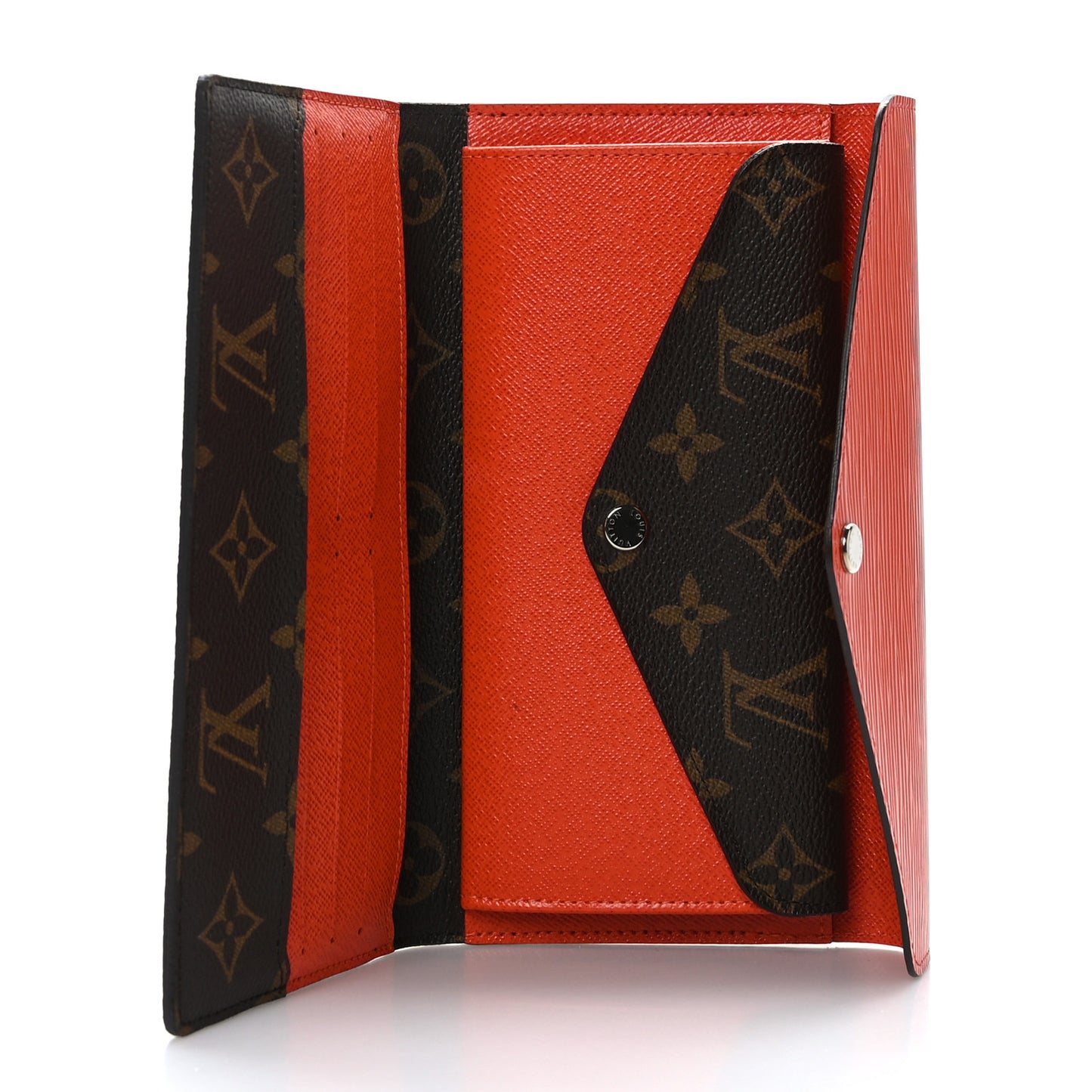 Monogram Epi Marie-Lou Long Wallet Piment