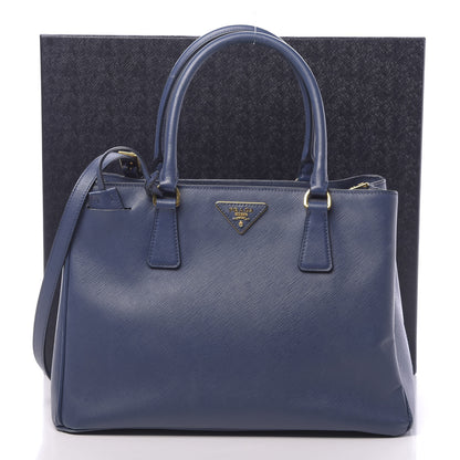 Prada Saffiano Lux Medium Tote Bluette 17 of 17