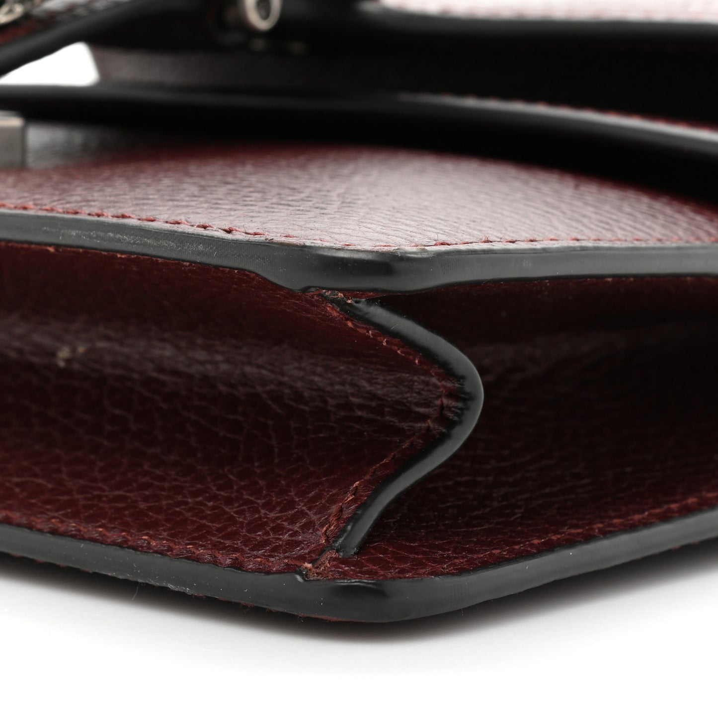 Dollar Calfskin Crystal Mini Dionysus Shoulder Bag Vintage Bordeaux