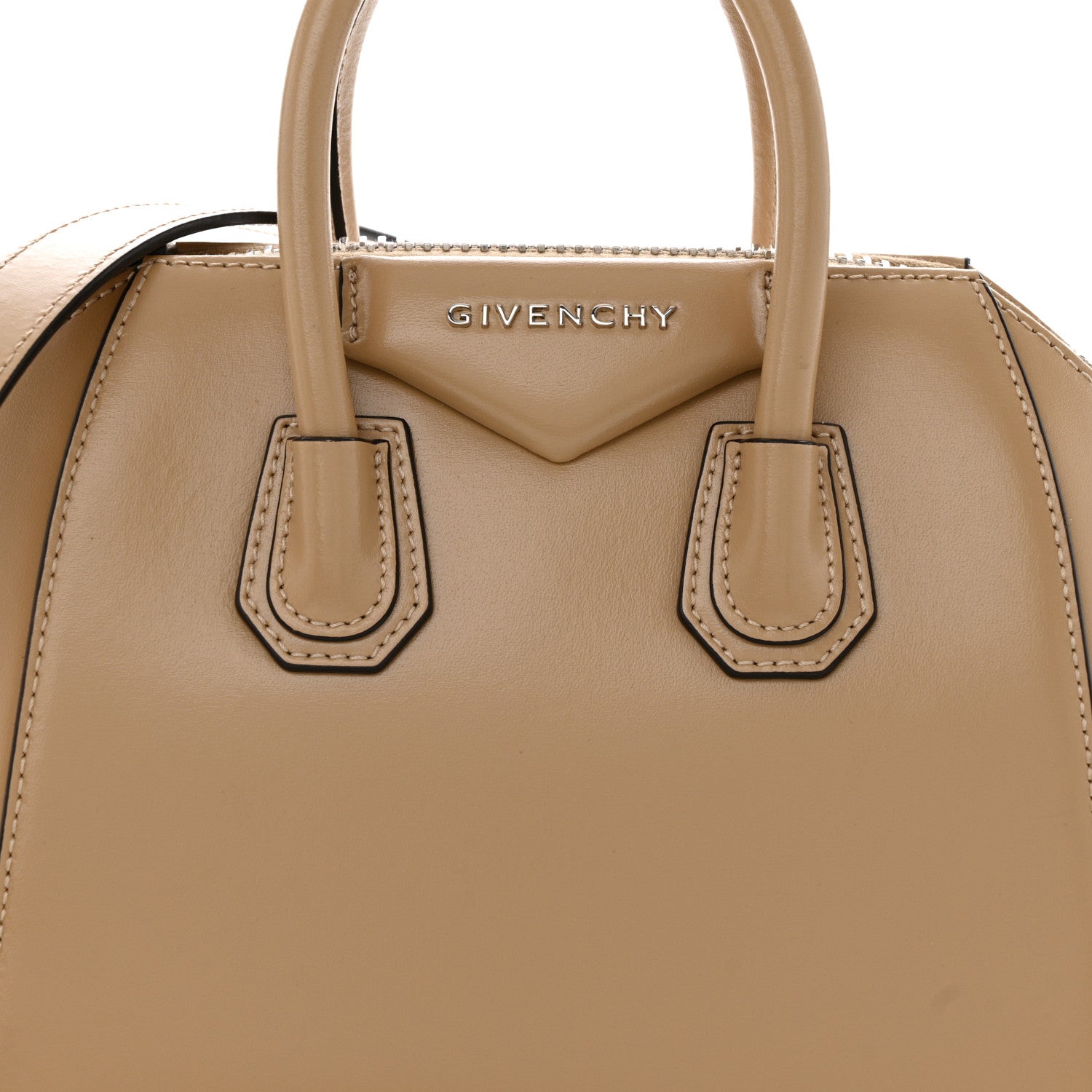Givenchy Shiny Lord Calfskin Mini Antigona Nude 8 of 12