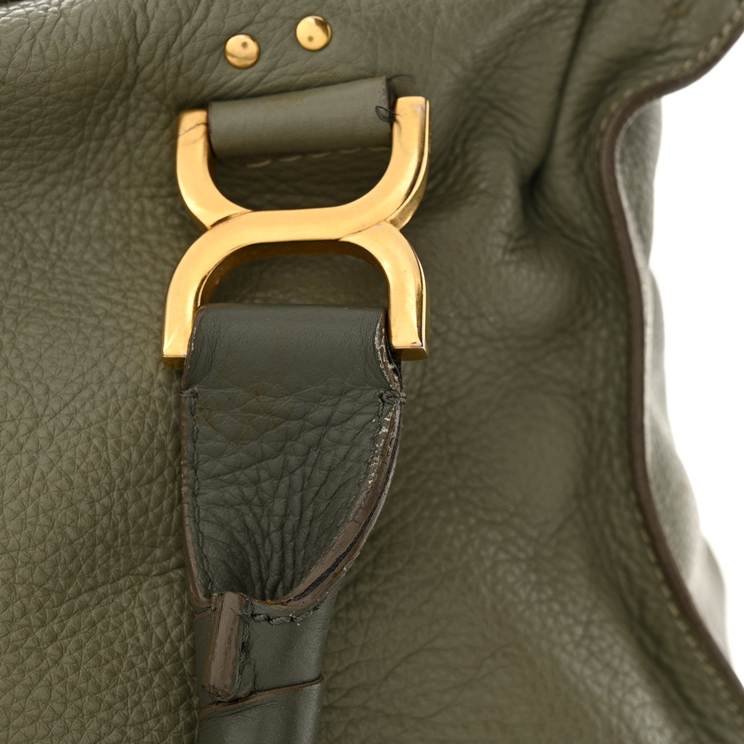 Chloe Calfskin Large Marcie Satchel Cashmere Grey 14 of 15