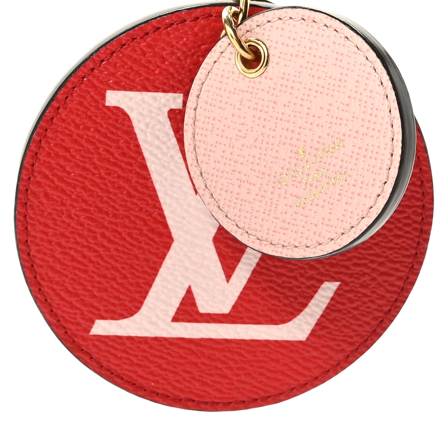Monogram Giant Bag Charm Key Holder Rouge