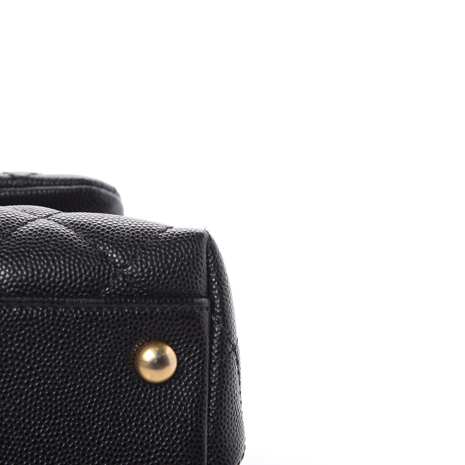 Chanel Caviar Quilted Small Coco Handle Flap Black 11 of 13