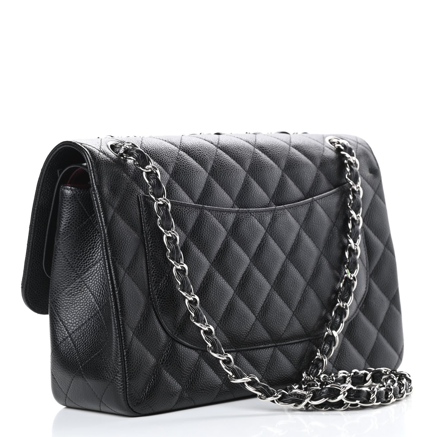 Chanel Caviar Quilted Jumbo Double Flap Black 3 of 16