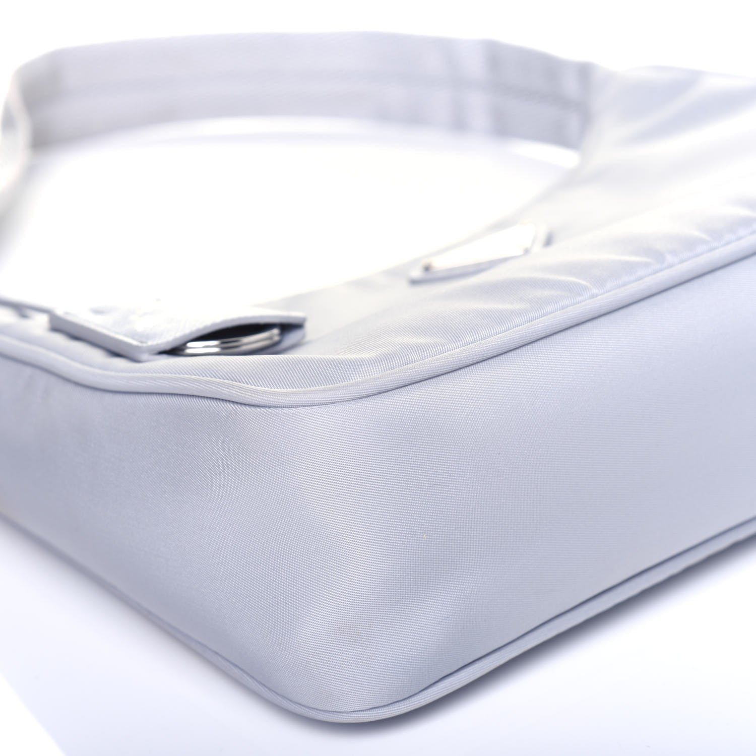 Prada Tessuto Nylon Mini Re-Edition 2000 Bag Fiordaliso 8 of 14