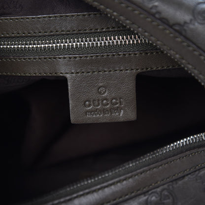 Gucci Guccissima Medium GG Twins Hobo Olive Green 7 of 12