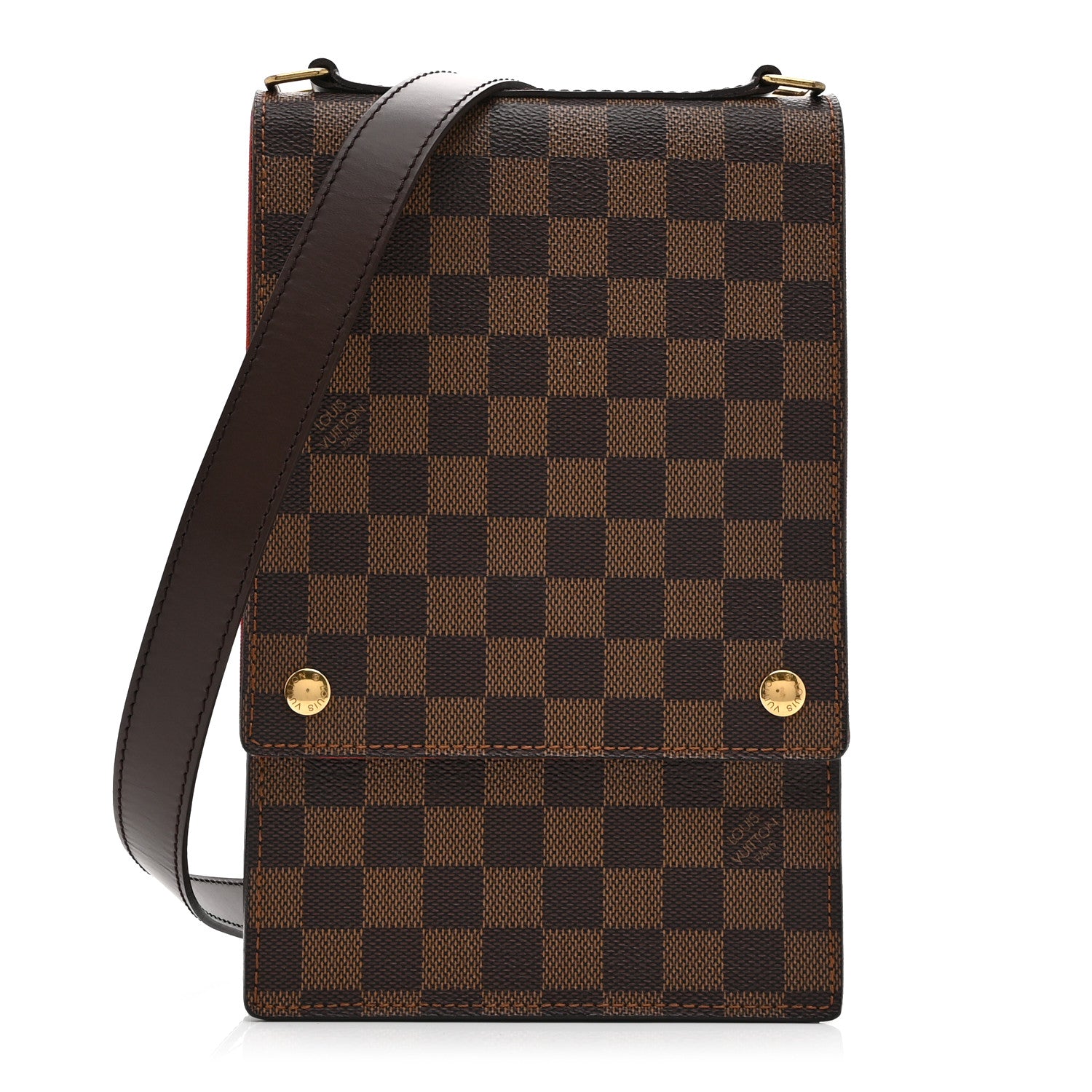 Louis Vuitton Damier Ebene Portobello Travel Shoulder Bag 1 of 10