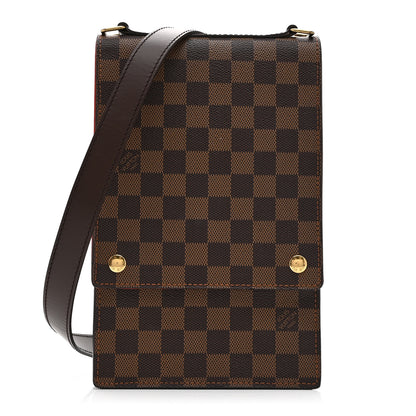 Louis Vuitton Damier Ebene Portobello Travel Shoulder Bag 1 of 10