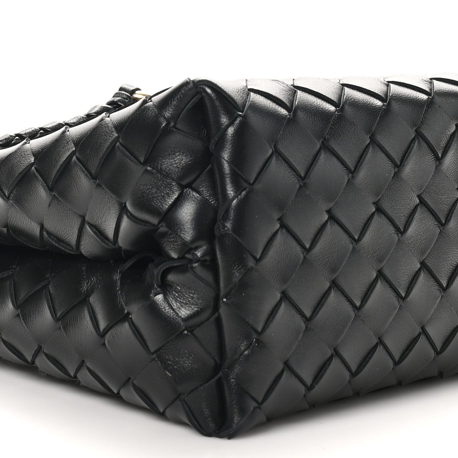 Bottega Veneta Nappa Intrecciato Small Andiamo Shoulder Bag Black 8 of 9