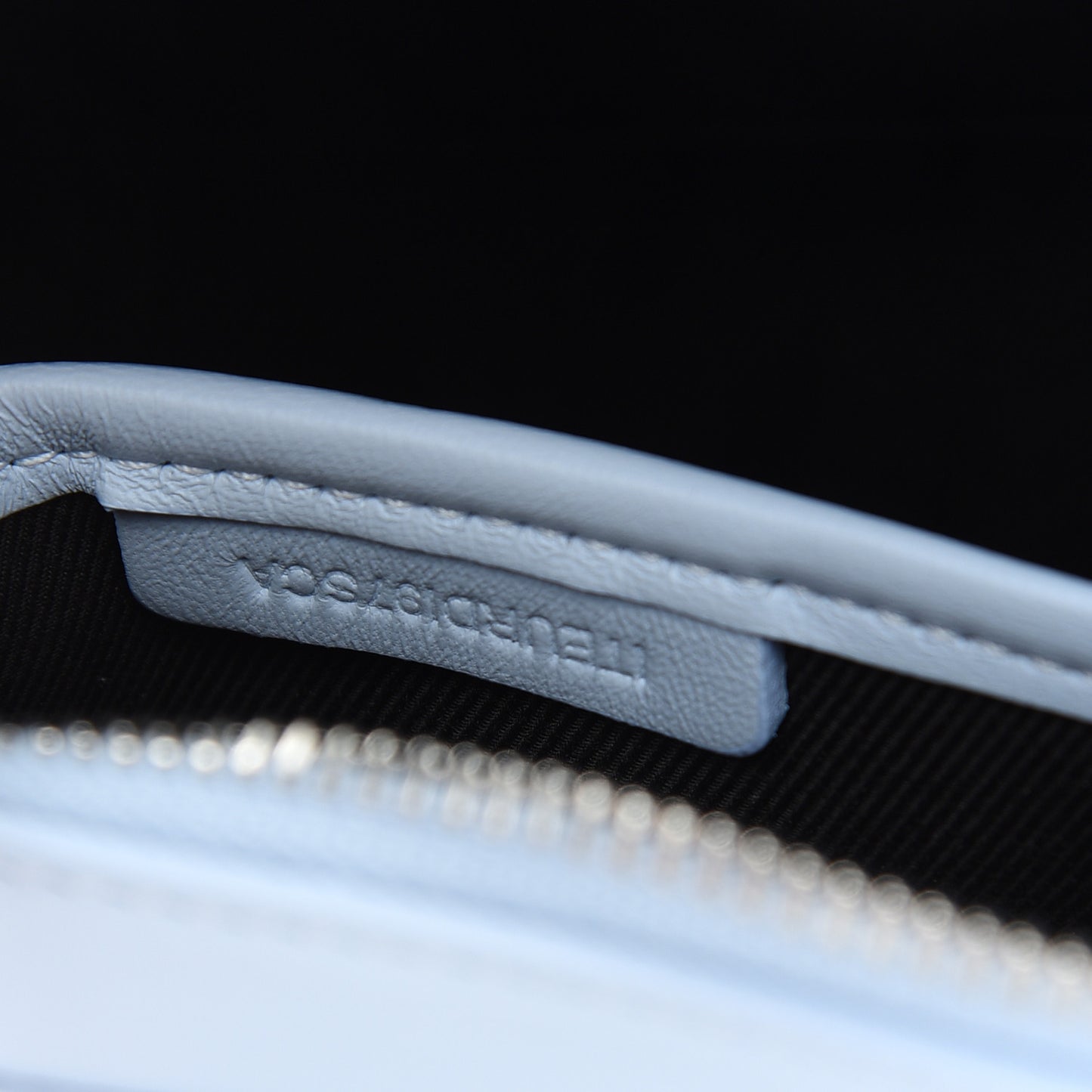 Lambskin Quilted Camera Bag Pale Blue