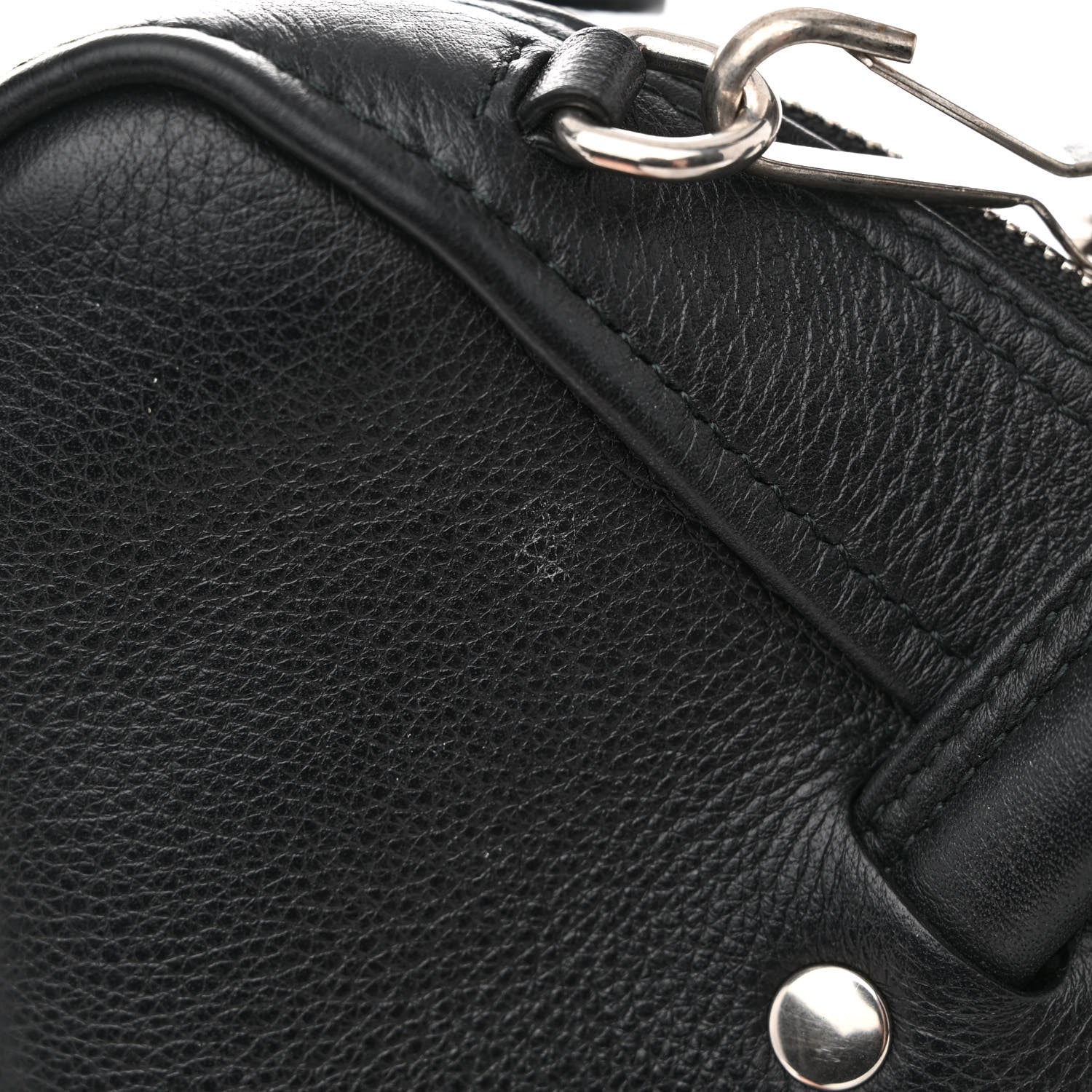 Balenciaga Calfskin XS Triangle Chain Duffle Black 10 of 10