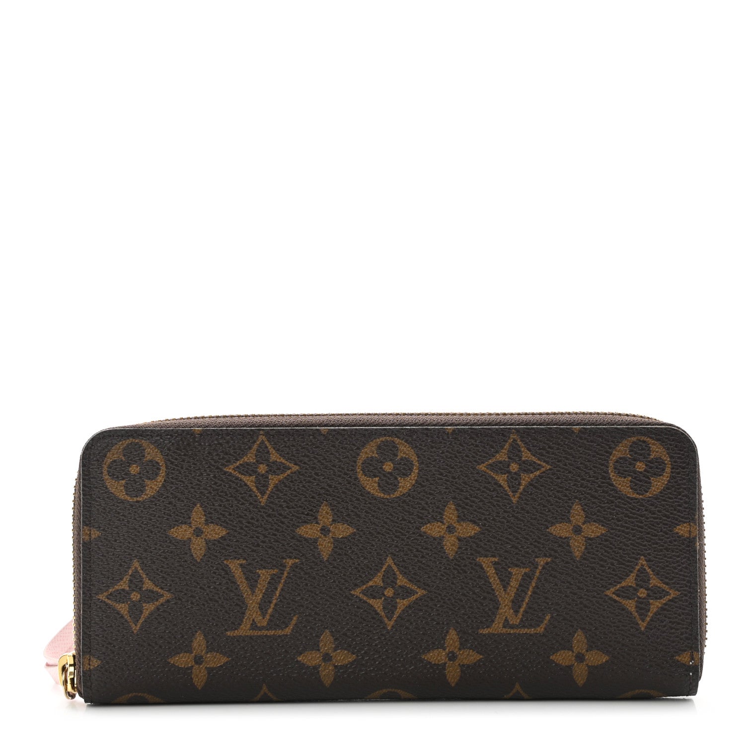 Louis Vuitton Monogram Clemence Wallet Rose Ballerine 1 of 8