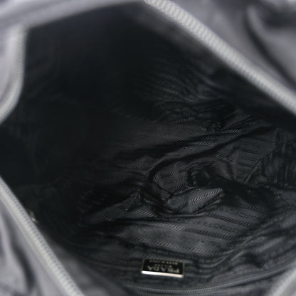 Prada Tessuto Nylon Shoulder Bag Black 5 of 11