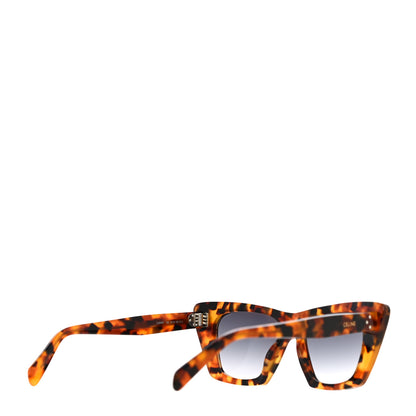 Celine Acetate Cat Eye Sunglasses CL40187I Dark Havana 3 of 7
