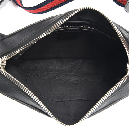 Gucci Soft GG Supreme Monogram Web Belt Bag Black Grey 5 of 9