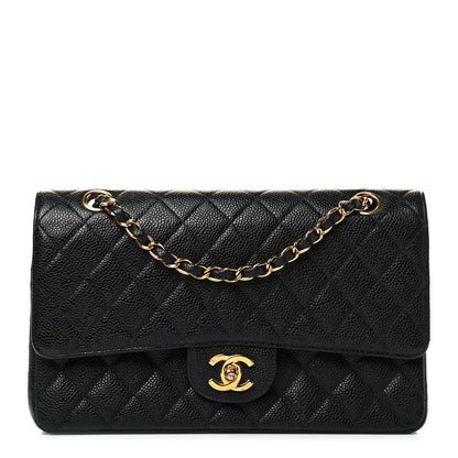 Chanel Caviar Quilted Medium Double Flap Black 1 of 5