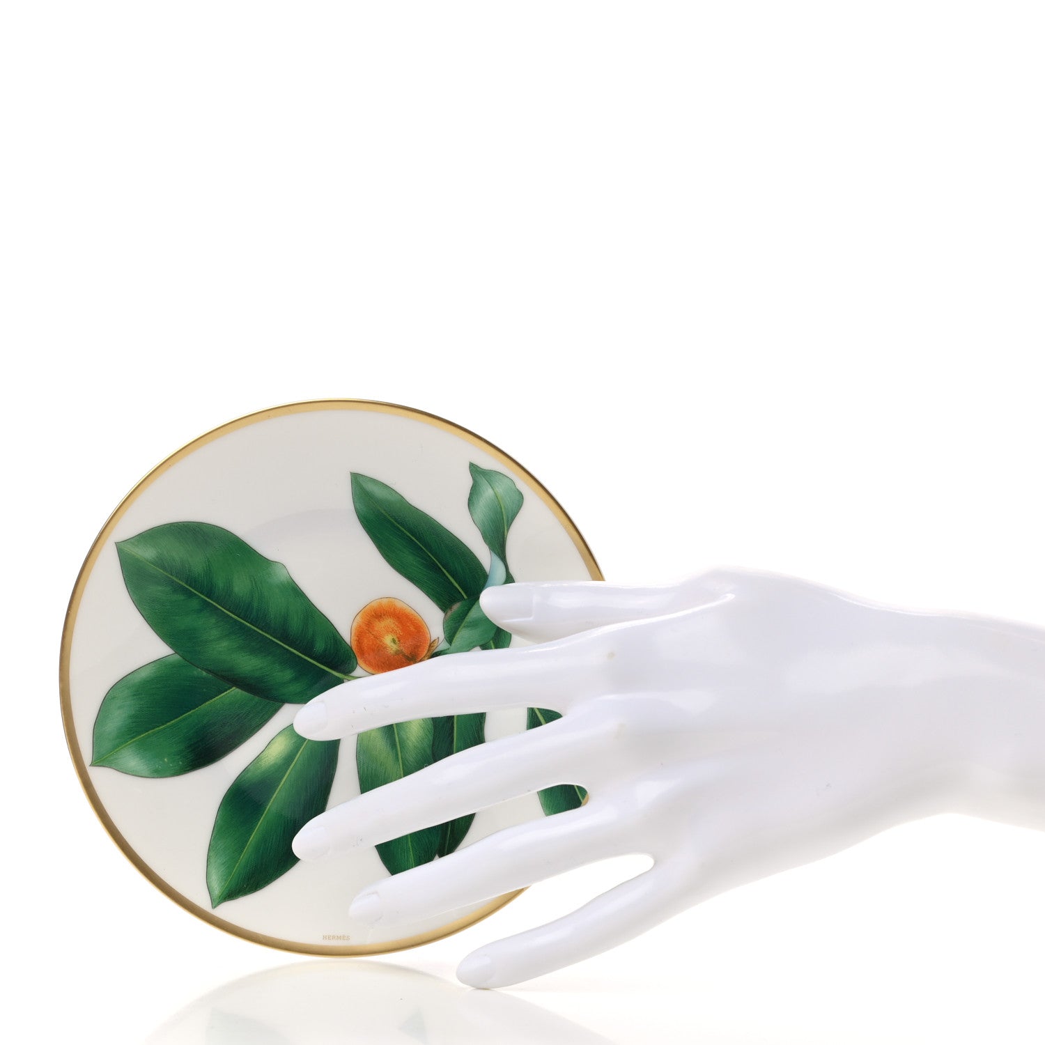 Hermes Porcelain Passifolia Bread and Butter Plate N°2 Set of 2 2 of 6