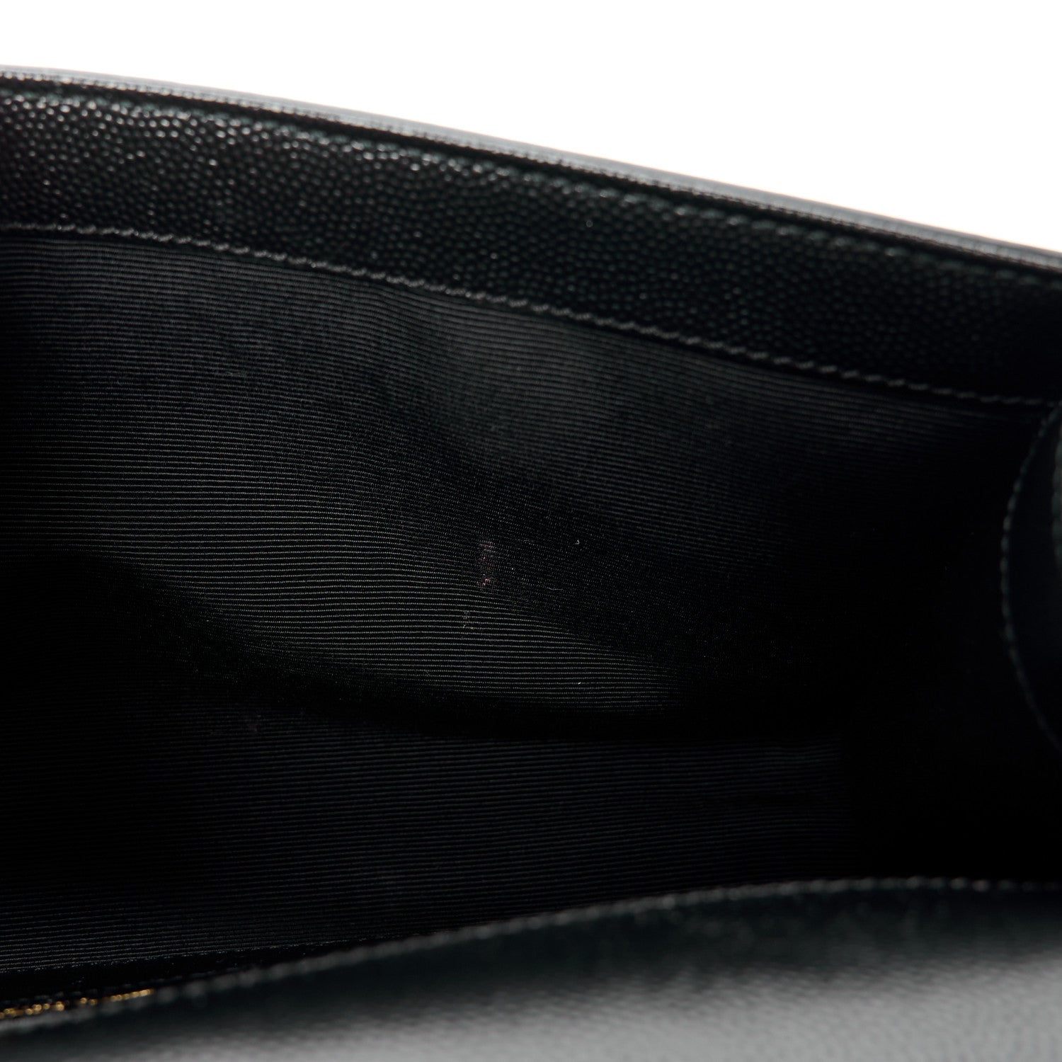 Saint Laurent Grain De Poudre Monogram Cassandre Clutch Black 11 of 12