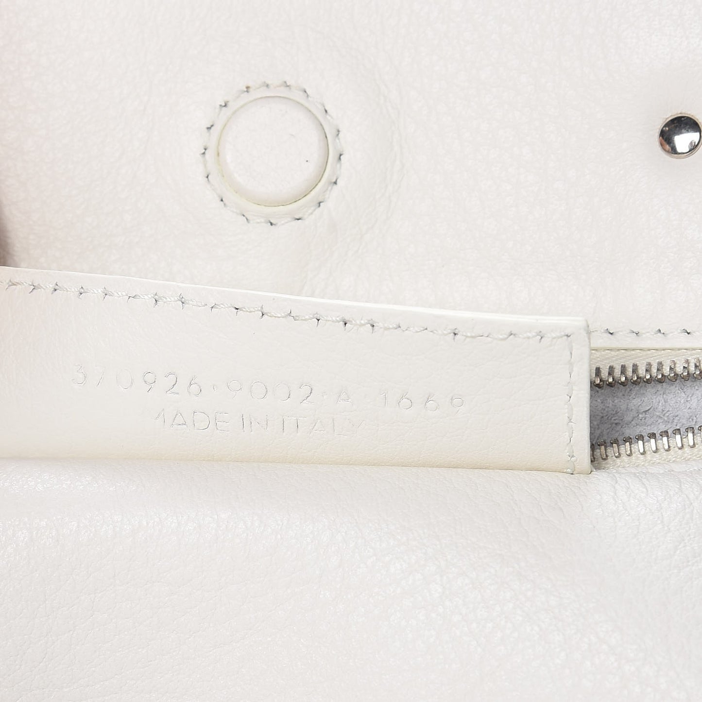 Veau Papier A6 Zip Around Tote White