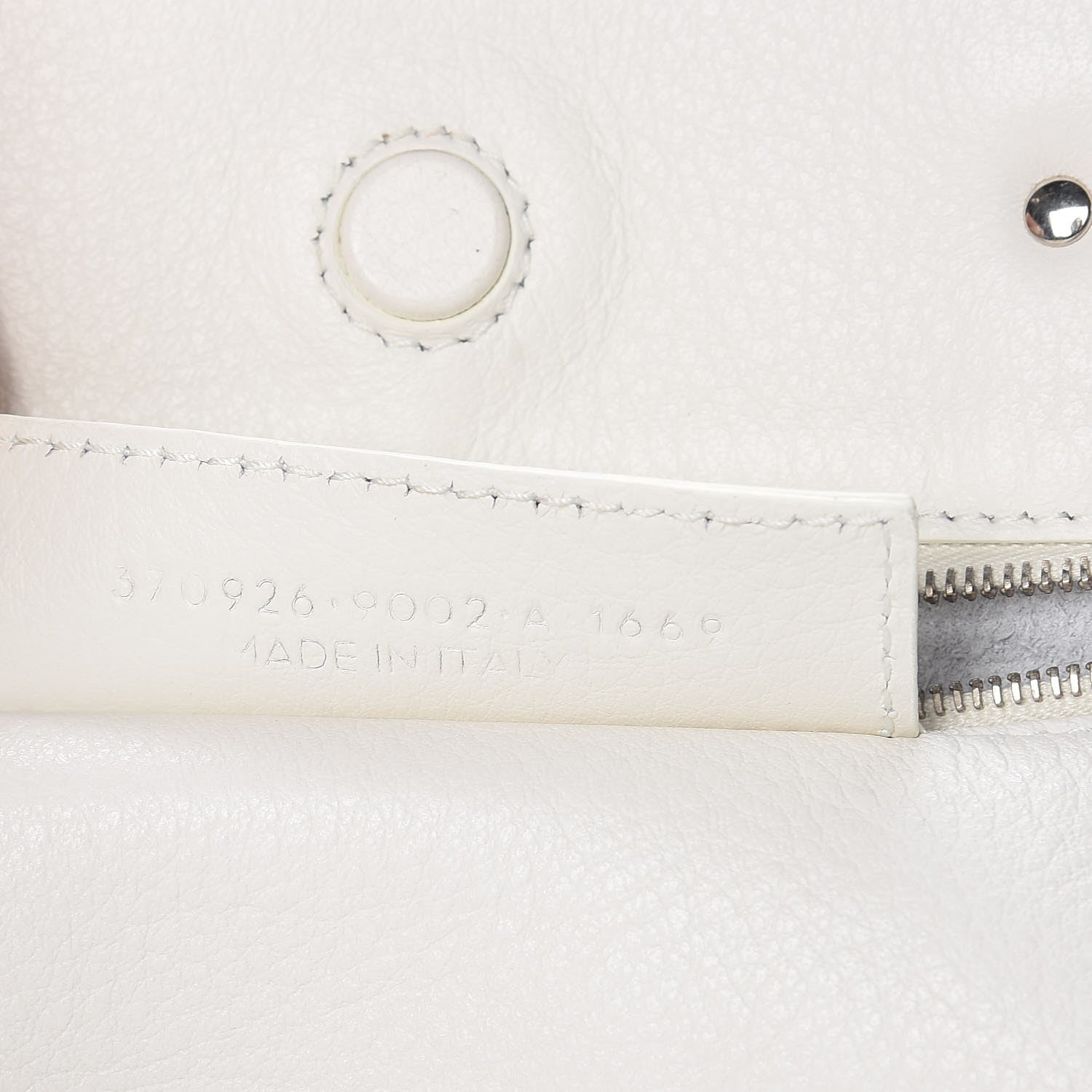 Balenciaga Veau Papier A6 Zip Around Tote White 7 of 7
