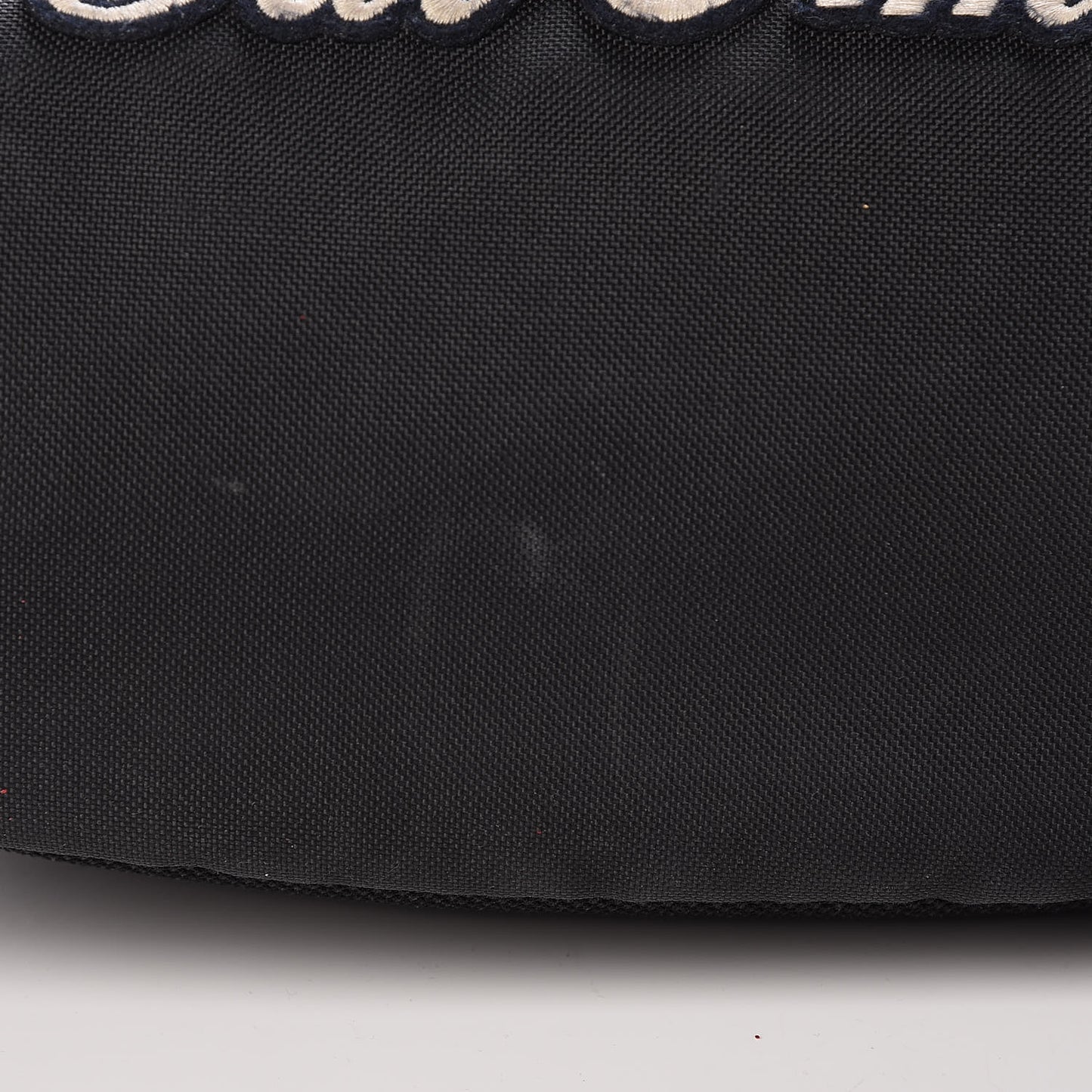 Techno Canvas Web L'Aveugle Par Amour Embroidered Double Buckle Backpack Black