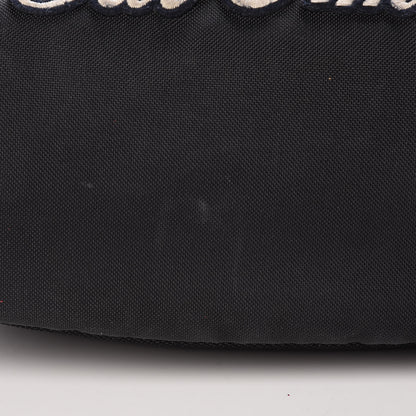 Gucci Techno Canvas Web L'Aveugle Par Amour Embroidered Double Buckle Backpack Black 11 of 12