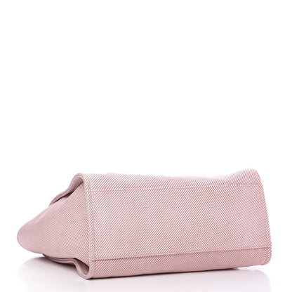 Chanel Mixed Fibers Calfskin Medium Deauville Tote Pink 4 of 10