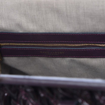 Marc Jacobs Calfskin Quilted Stam Plum 6 of 14