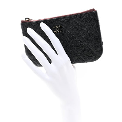 Chanel Caviar Quilted Small Pouch Black 2 of 8