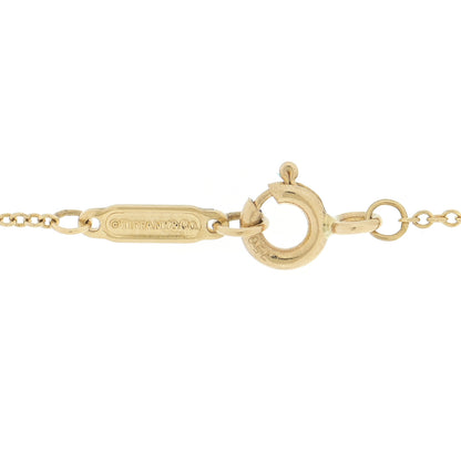 Tiffany 18K Yellow Gold Notes Letter N Disc Pendant Necklace 6 of 6