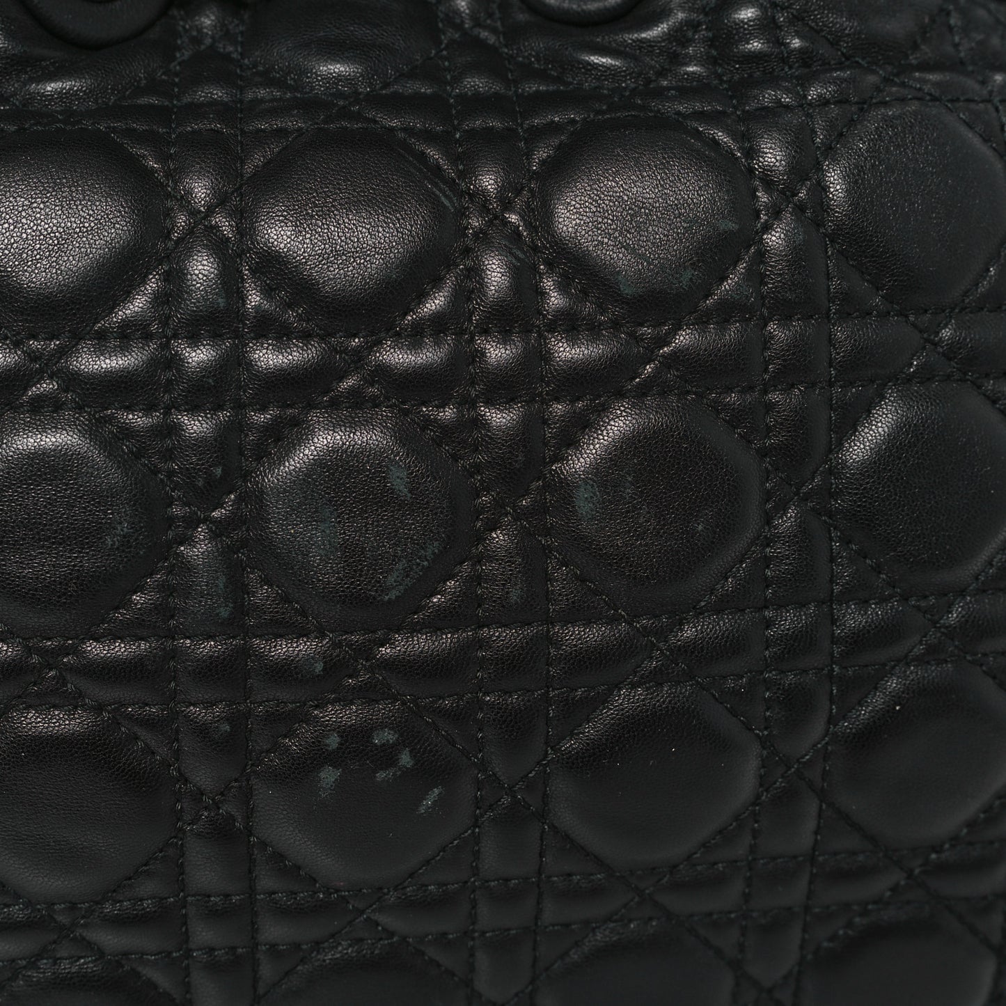 Lambskin Cannage Chri Chri Tote Black