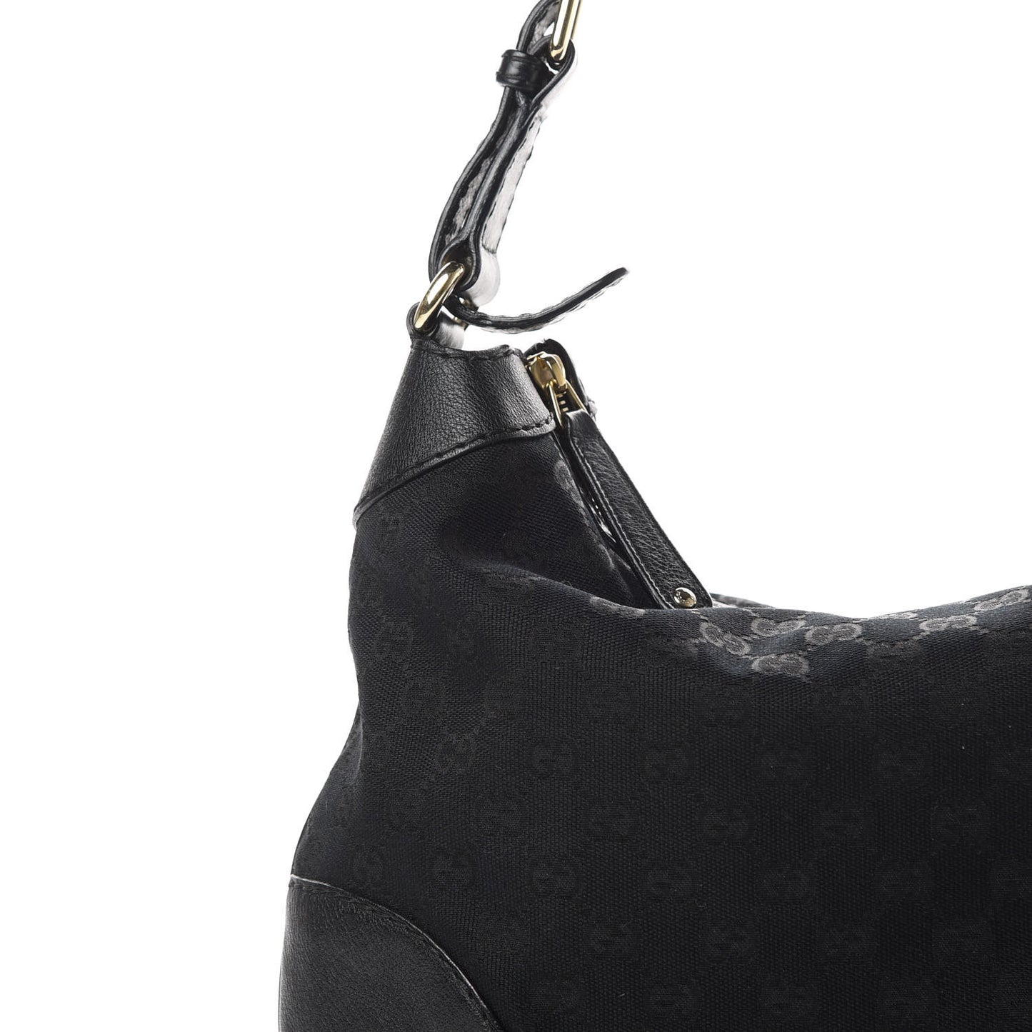 Monogram Medium Charlotte Hobo Black