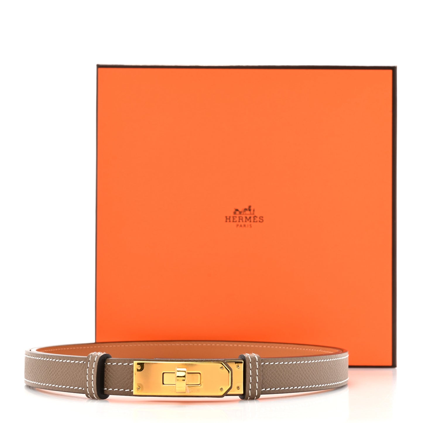 Epsom Kelly Belt Etoupe