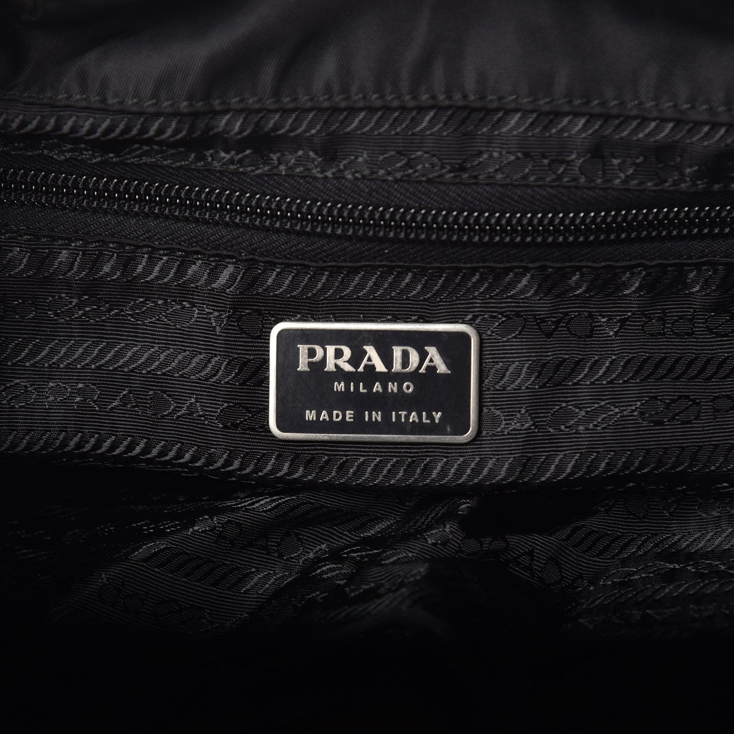 Nylon Vela Medium Backpack Black