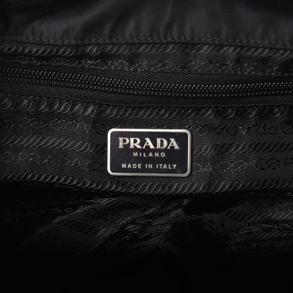 Prada Nylon Vela Medium Backpack Black 6 of 9