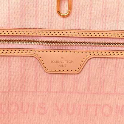 Louis Vuitton Damier Azur Neo Neverfull GM Rose Ballerine 7 of 11