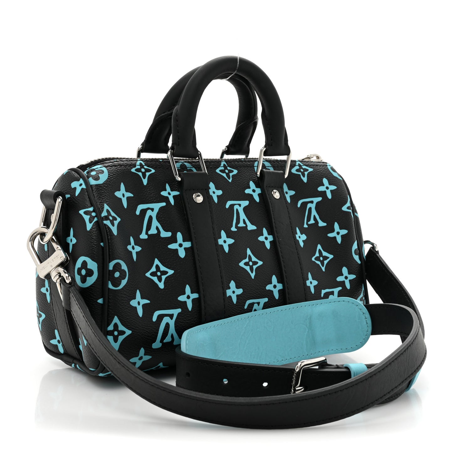 Monogram Playground Keepall Bandouliere 25 Black