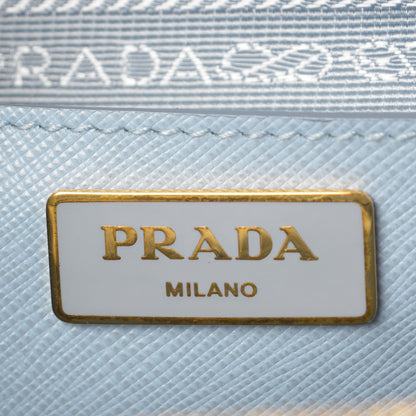 Prada Saffiano Medium Galleria Double Zip Tote Astrale 7 of 9