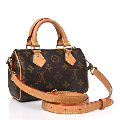 Louis Vuitton Monogram Nano Speedy Bandouliere 3 of 10