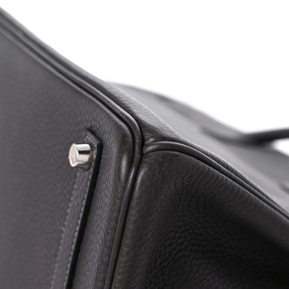 Hermes Taurillon Clemence Birkin 35 Graphite 11 of 13