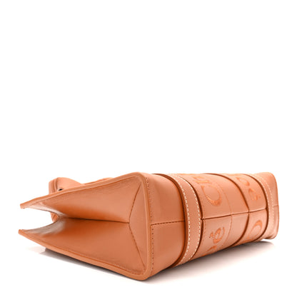 Chloe Calfskin Small Woody Tote Caramel 3 of 9