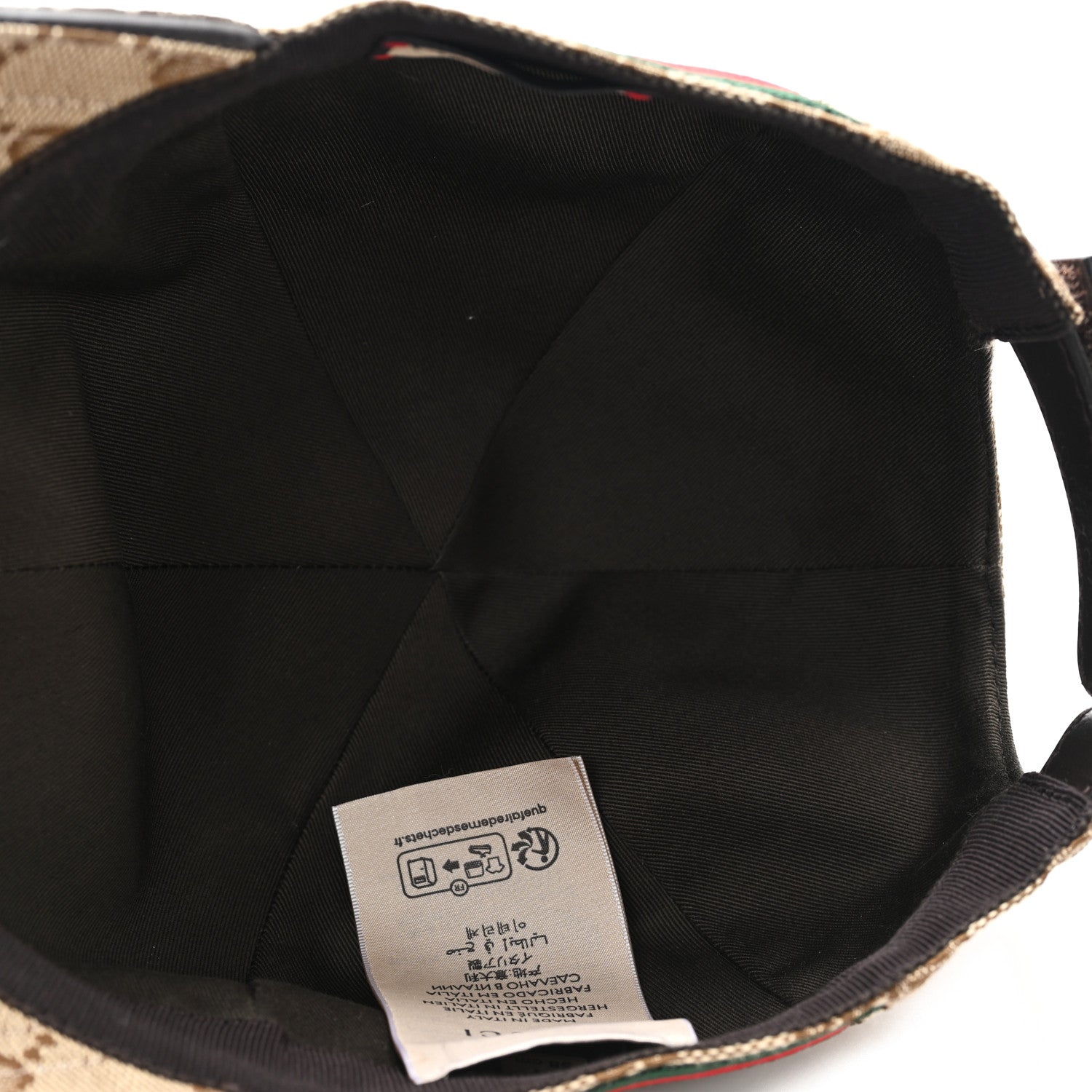 Gucci Monogram Web Baseball Hat M Beige Cocoa 7 of 10