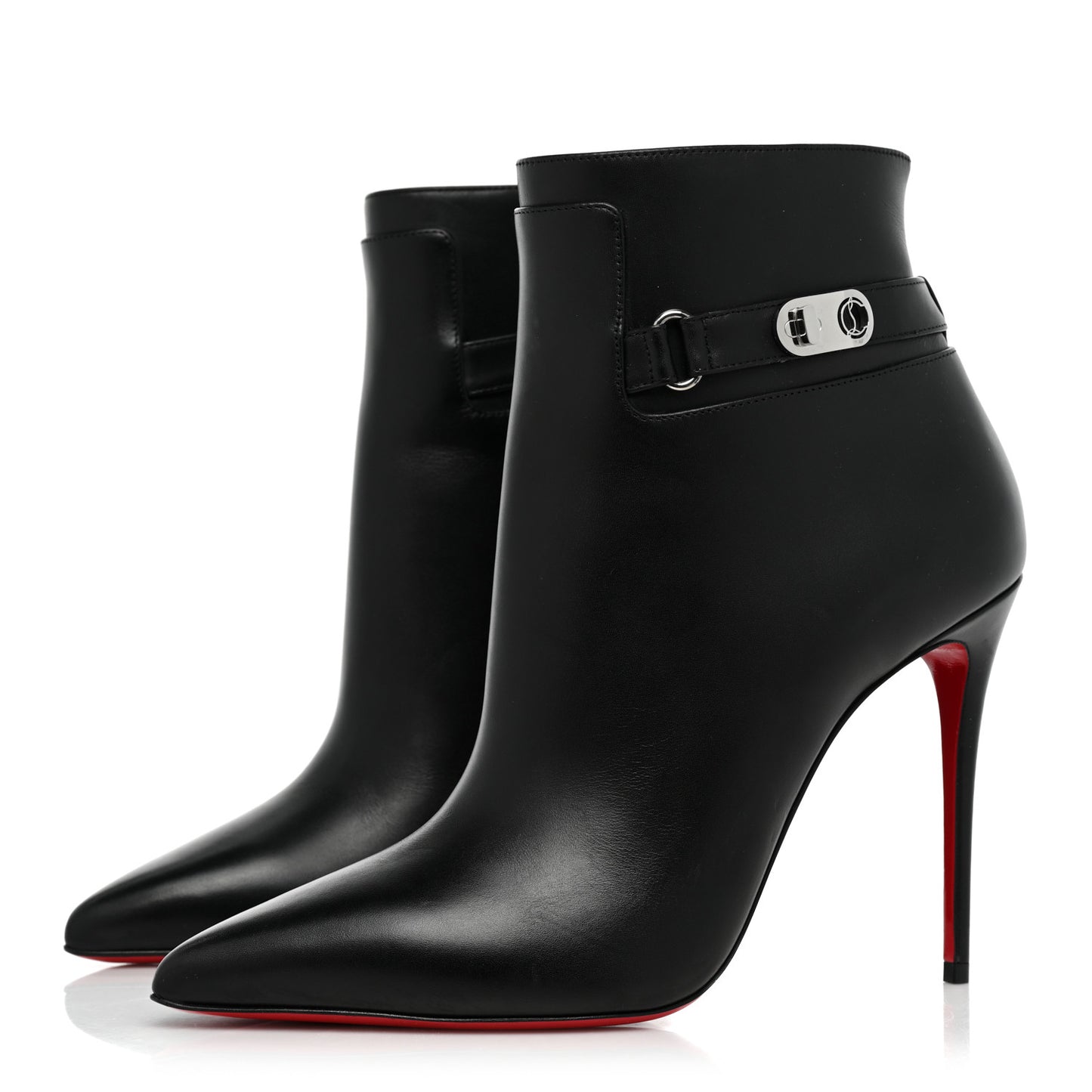 Calfskin Lock So Kate Booty 100 Ankle Booties 39.5 Black