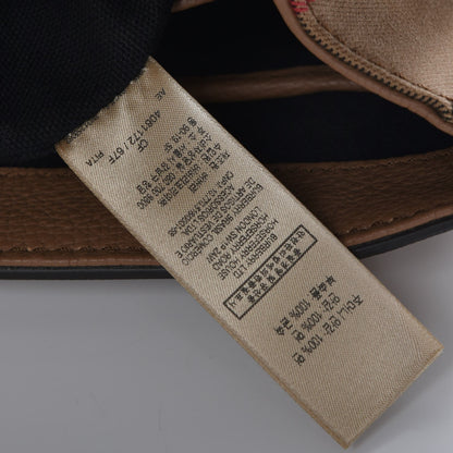 Burberry Derby Calfskin House Check Small Camberley Dark Sand 10 of 10
