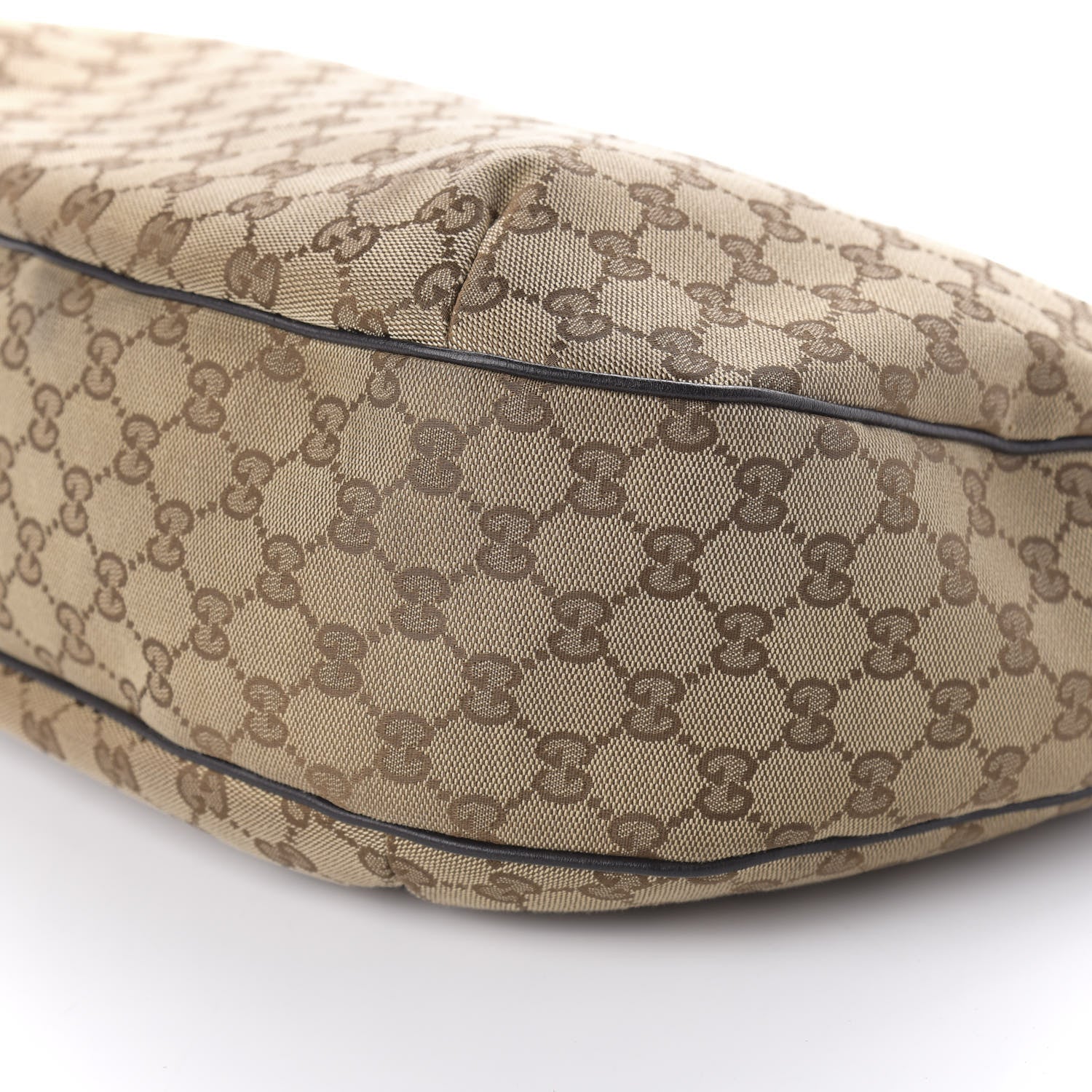 Gucci Monogram Large New Ladies Web Hobo Dark Brown 7 of 11