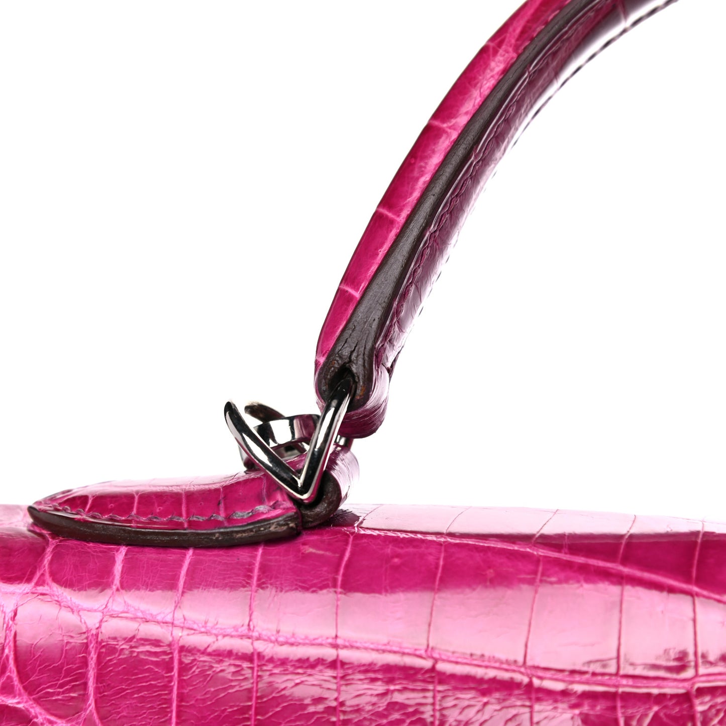 Shiny Niloticus Crocodile Kelly Sellier 32 Rose Scheherazade