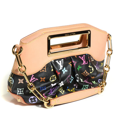 Louis Vuitton Monogram Multicolor Judy PM Black 3 of 7