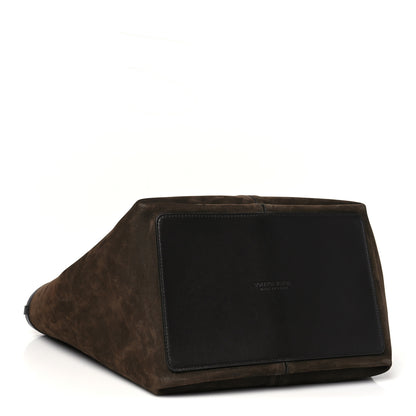 Bottega Veneta Suede Calfskin Medium Flip Flap Tote Fondant 4 of 10