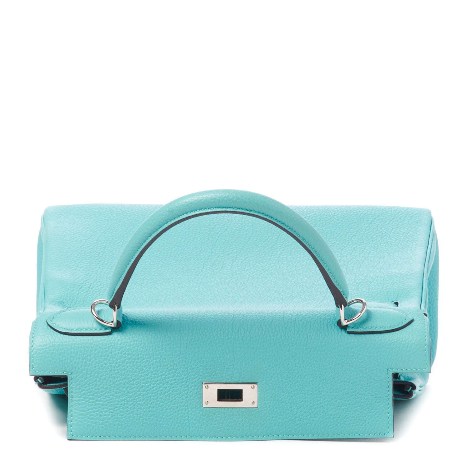 Hermes Togo Kelly Retourne 28 Bleu Atoll 17 of 31